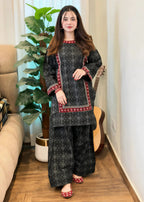 Midnight Riwaayat Embroidered Lawn 2 Piece Dhaga Pret