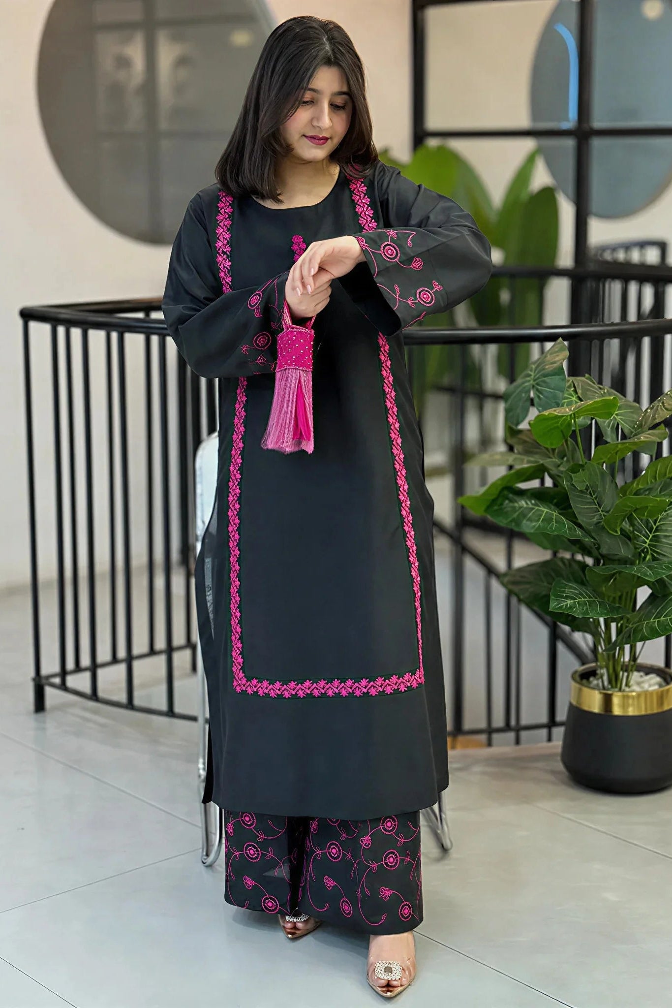 Noora Blush Pret 2 Piece Dhaga Pret