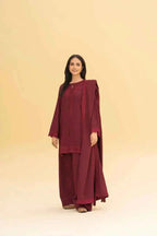 Maroon Rose Blossom 3 Piece