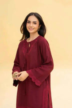 Maroon Rose Blossom 3 Piece
