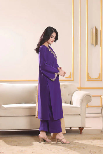 Zehra Violet Pret 3Pc