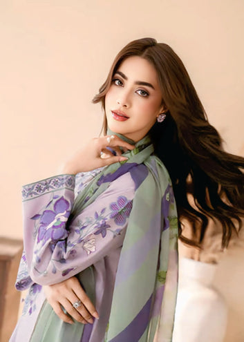 Lavender Afsana 3 Piece