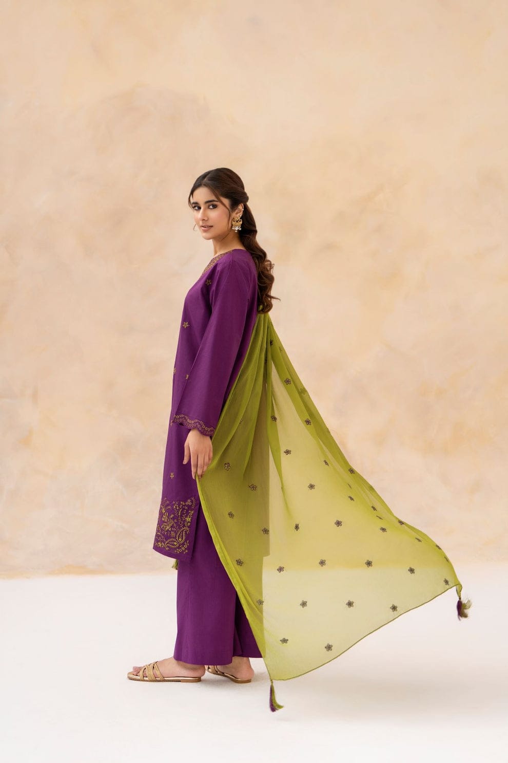 Zareen Pret 3 Piece Dhaga Pret
