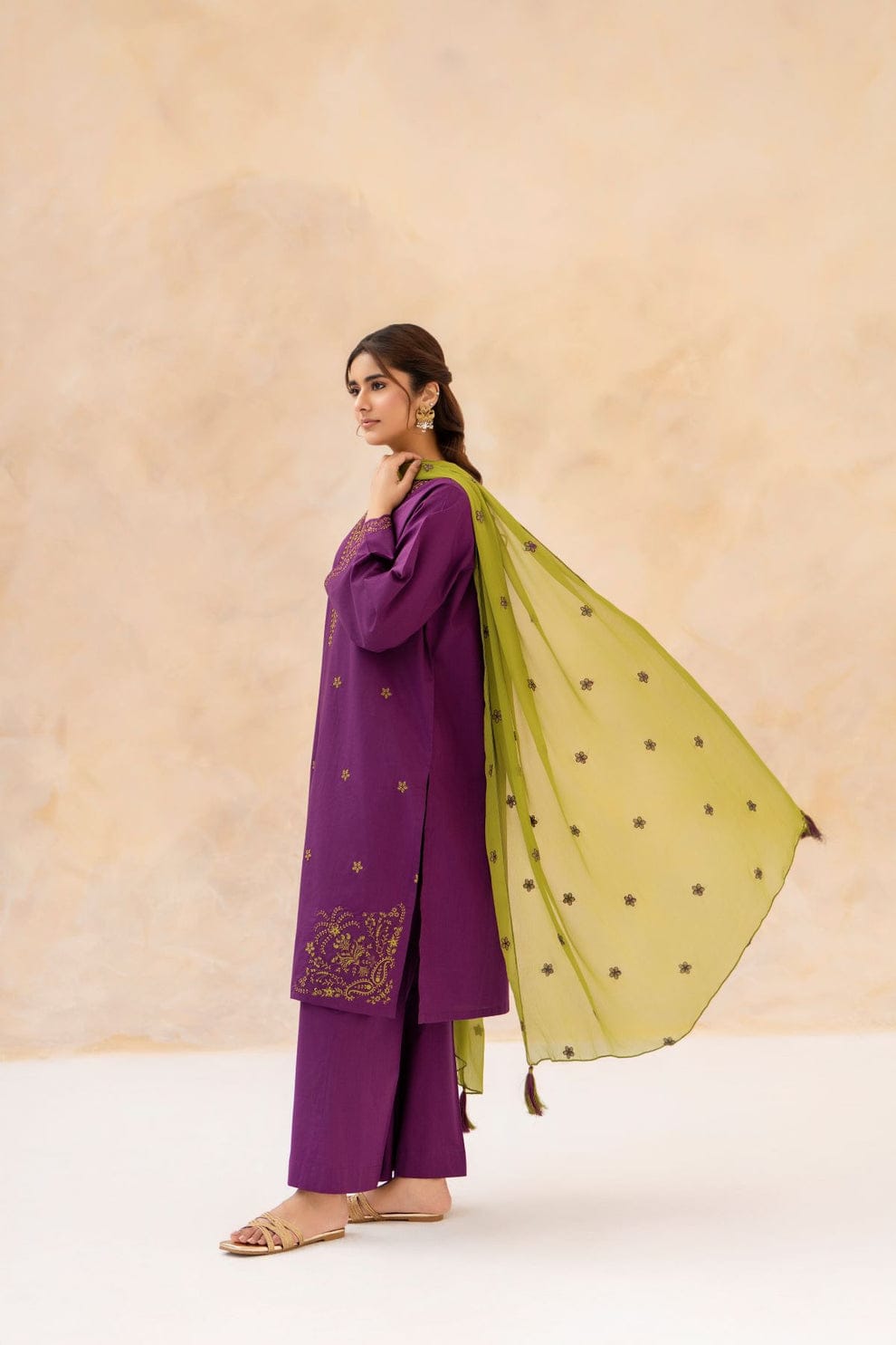 Zareen Pret 3 Piece Dhaga Pret