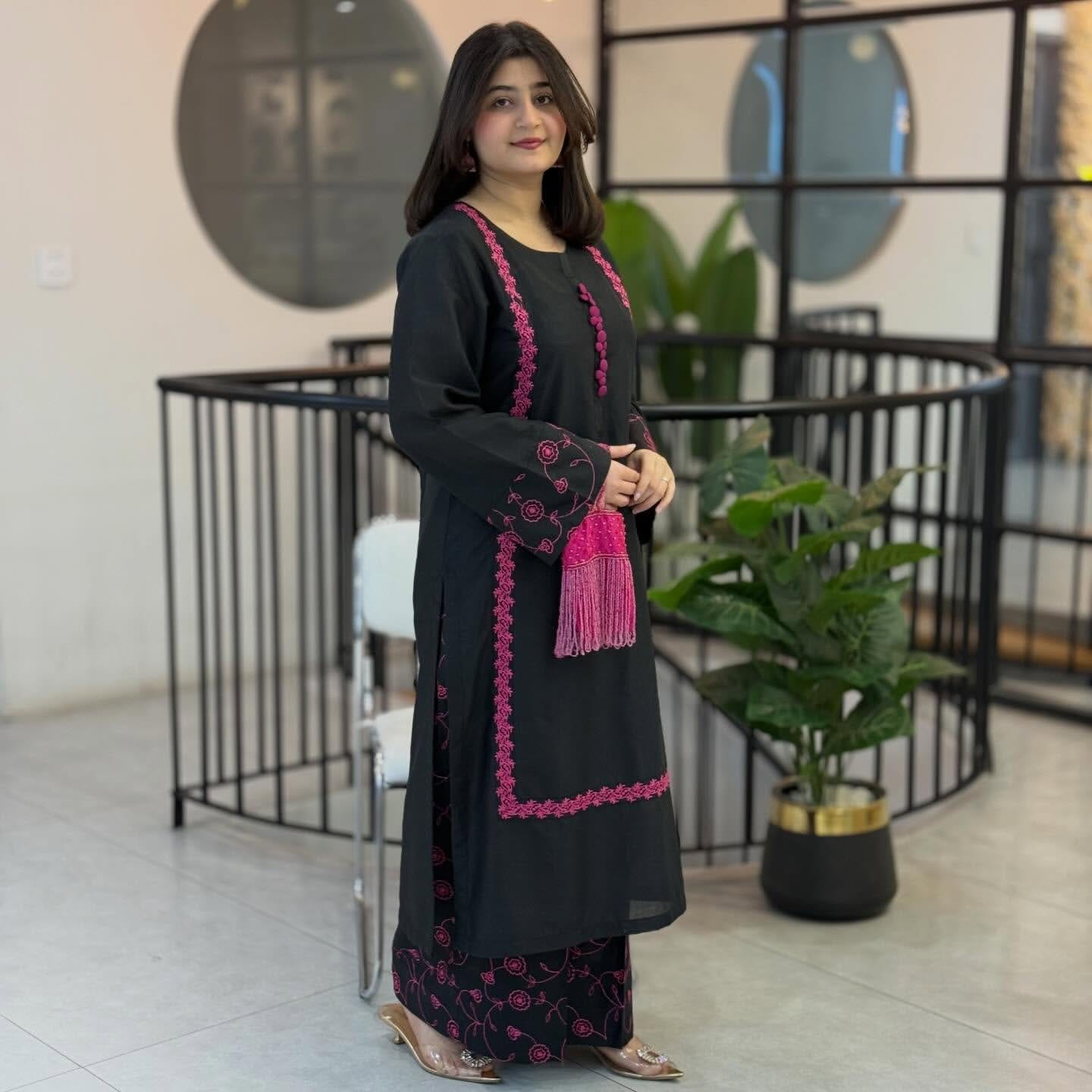 Noora Blush Pret 2 Piece Dhaga Pret