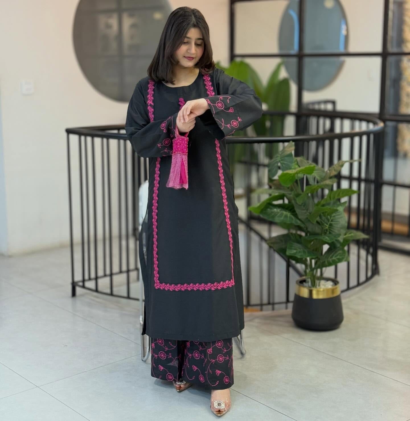 Noora Blush Pret 2 Piece Dhaga Pret