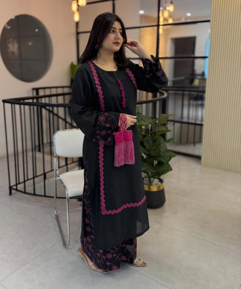 Noora Blush Pret 2 Piece Dhaga Pret